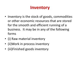 Inventory