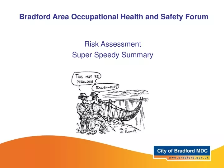 bradford area occupational health and safety forum