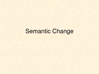 Semantic Change