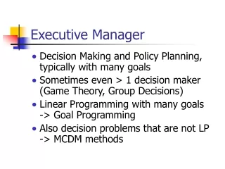 Executive Manager