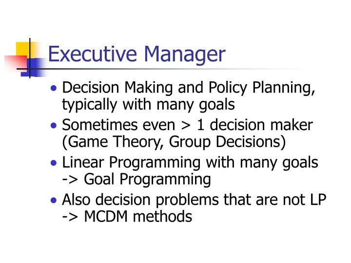 executive manager
