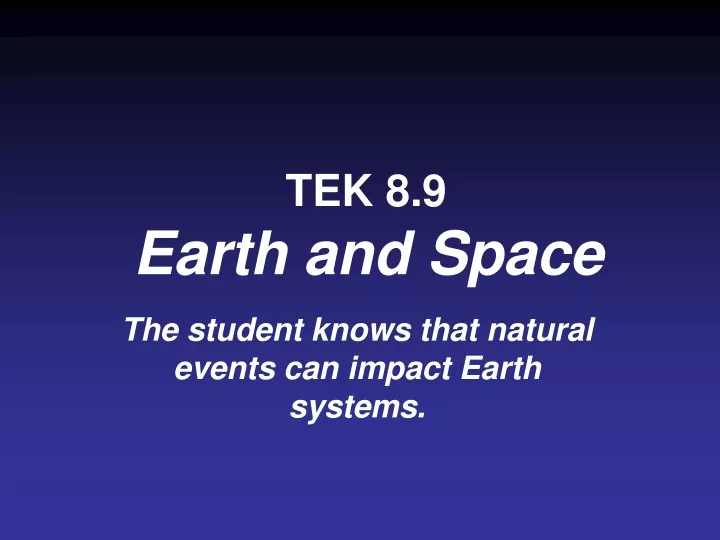 tek 8 9 earth and space