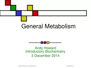 General Metabolism