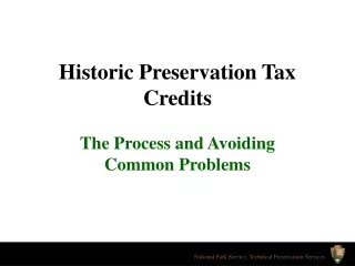 Historic Preservation Tax Credits