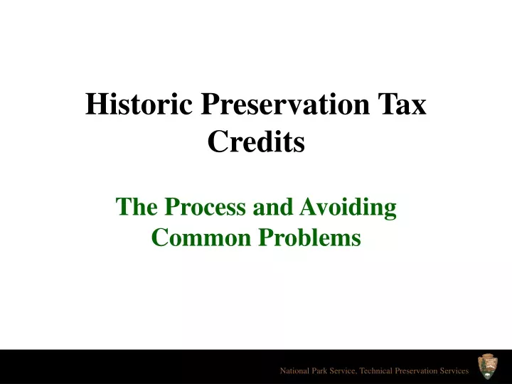 historic preservation tax credits