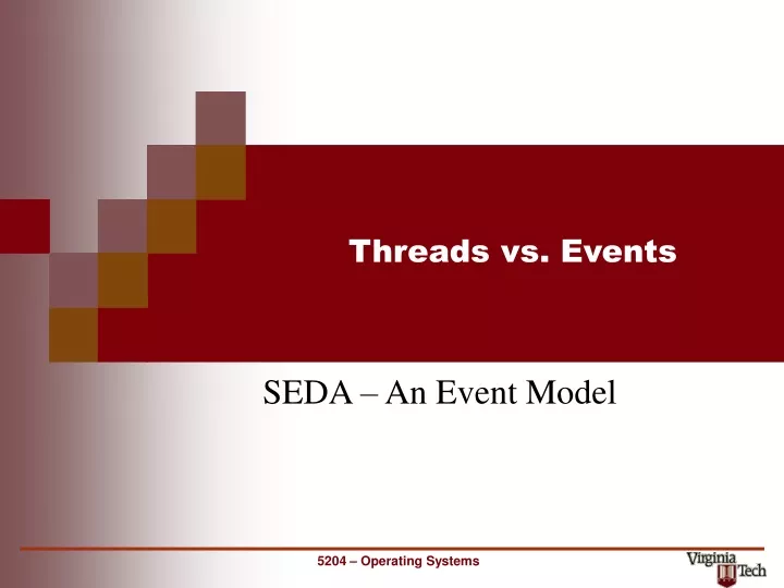 threads vs events