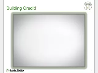 Building Credit!