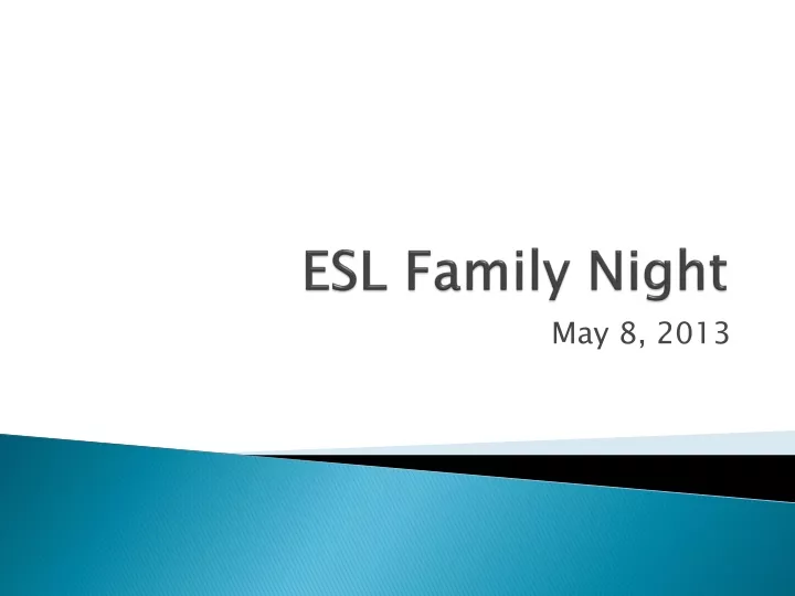 esl family night