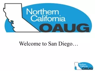 Welcome to San Diego…