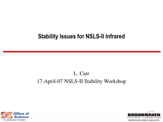 Stability Issues for NSLS-II Infrared