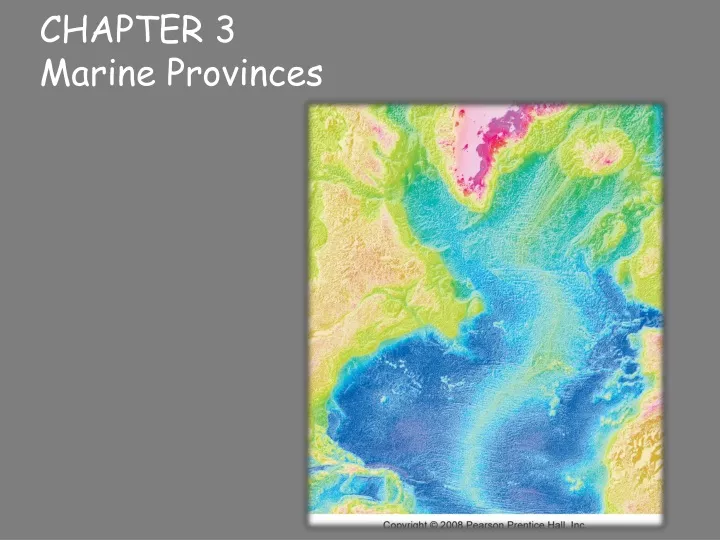 chapter 3 marine provinces