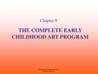 THE COMPLETE EARLY CHILDHOOD ART PROGRAM
