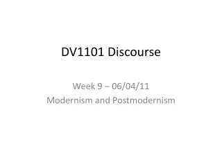 DV1101 Discourse