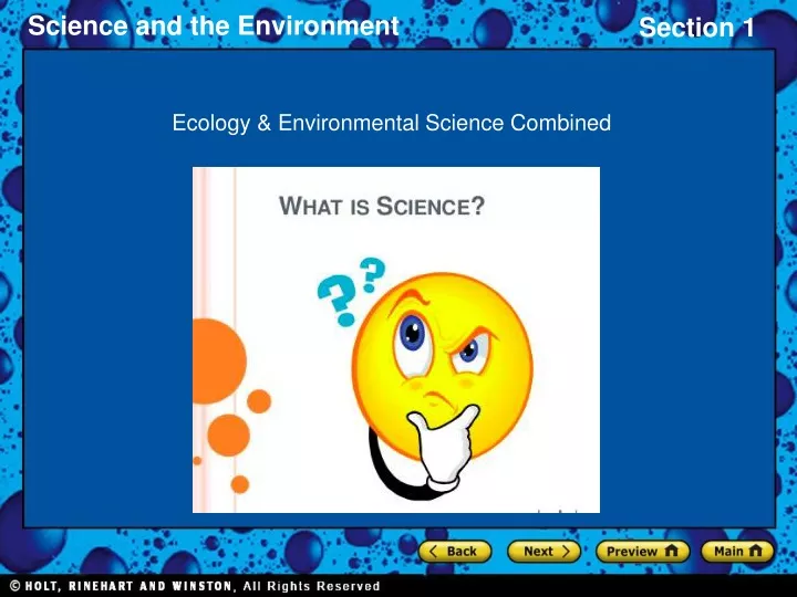 ecology environmental science combined