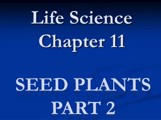 Life Science Chapter 11