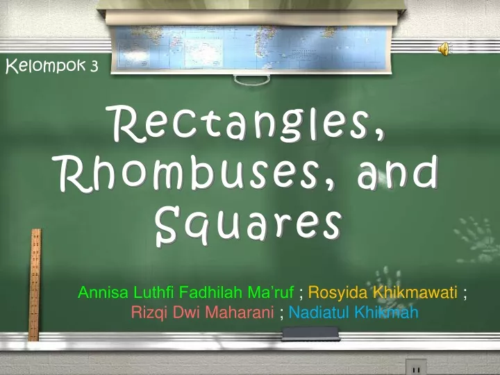 rectangles rhombuses and squares