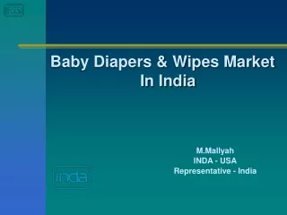 Baby Diapers &amp; Wipes Market In India