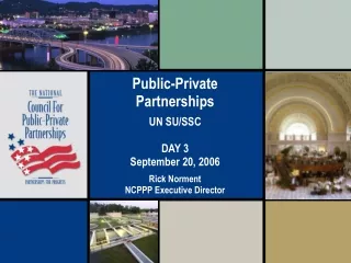 Public-Private Partnerships Defined