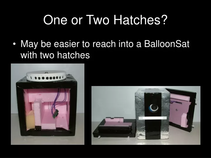 one or two hatches