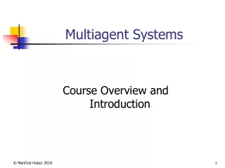 Multiagent Systems