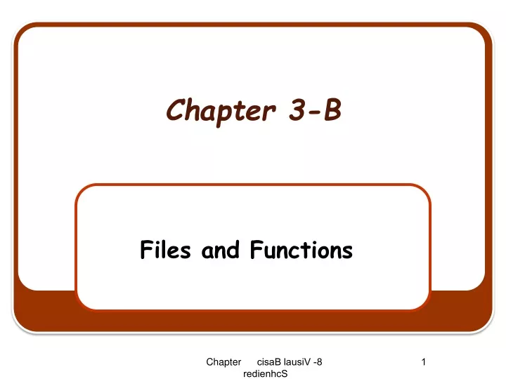chapter 3 b
