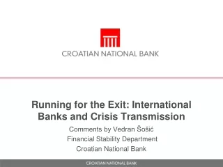 Running for the Exit: International Banks and Crisis Transmission