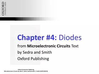 Chapter #4:  Diodes