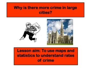 Why is there more crime in large cities?