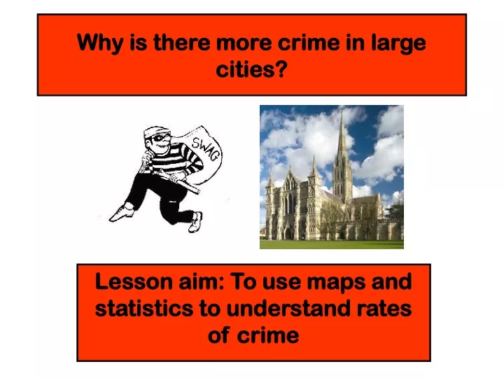 why is there more crime in large cities