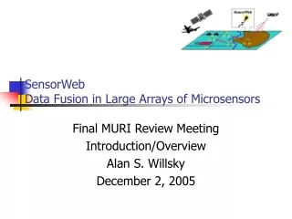 SensorWeb Data Fusion in Large Arrays of Microsensors