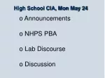 New Haven School Change Initiative - slide 1