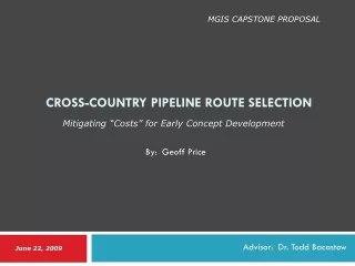 CROSS-COUNTRY Pipeline Route Selection