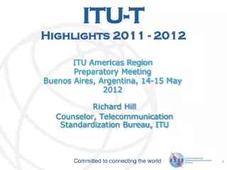 ITU-T Highlights 2011 - 2012