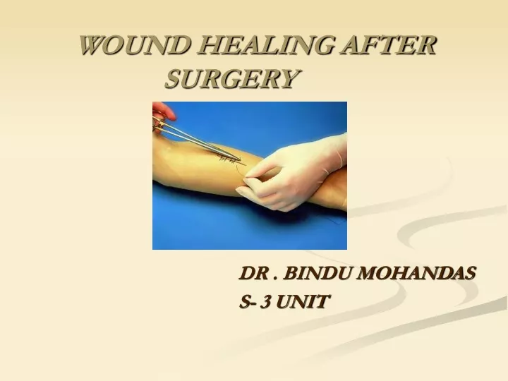wound healing after surgery