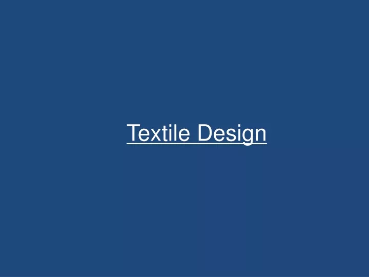 textile design