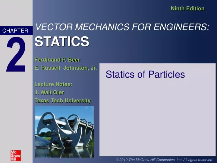 statics of particles