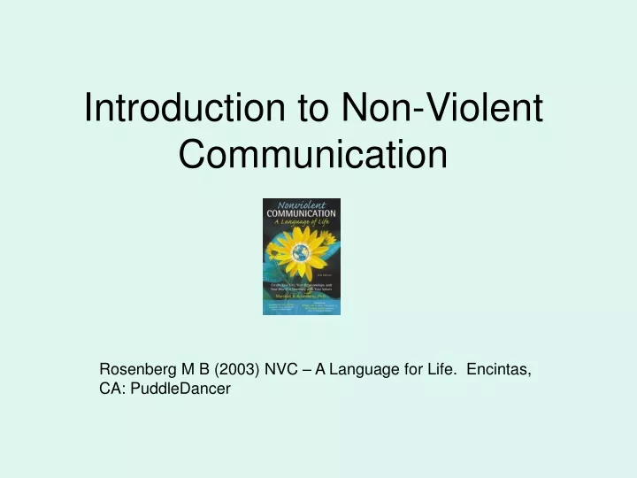 introduction to non violent communication