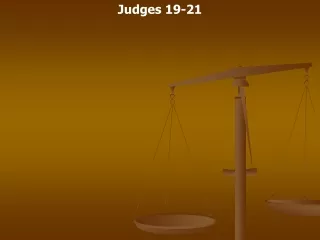 Judges 19-21