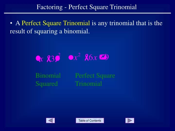 binomial squared