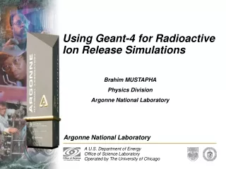 Using Geant-4 for Radioactive Ion Release Simulations