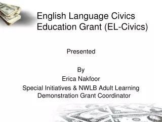 English Language Civics Education Grant (EL-Civics)