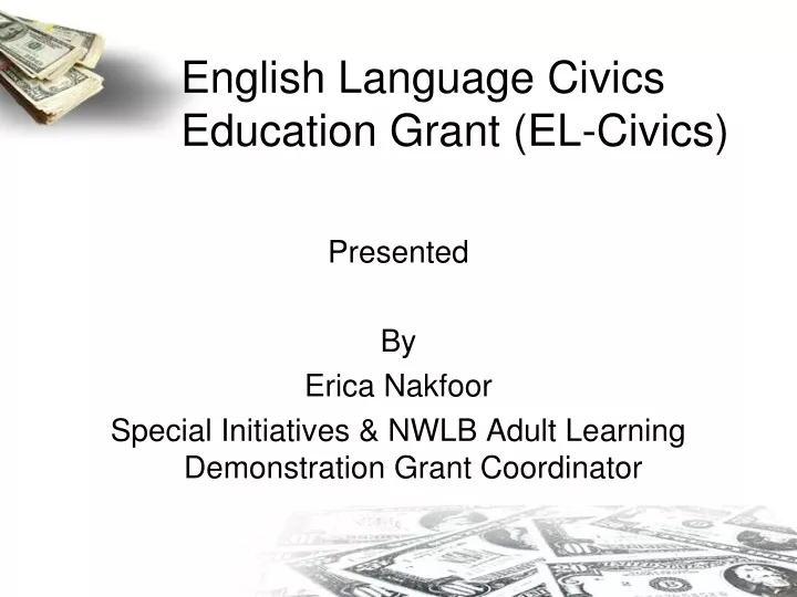 english language civics education grant el civics
