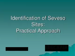 Identification of Seveso Sites: Practical Approach