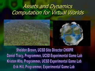 Assets and Dynamics Computation for Virtual Worlds