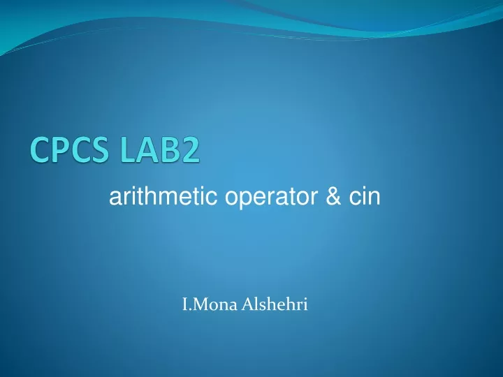 cpcs lab2