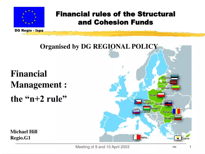 financial rules of the structural and cohesion funds