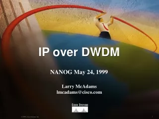 IP over DWDM