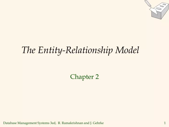 the entity relationship model