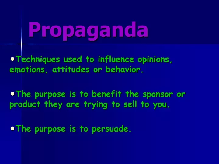 propaganda