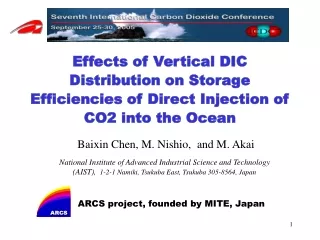 ARCS project, founded by MITE, Japan